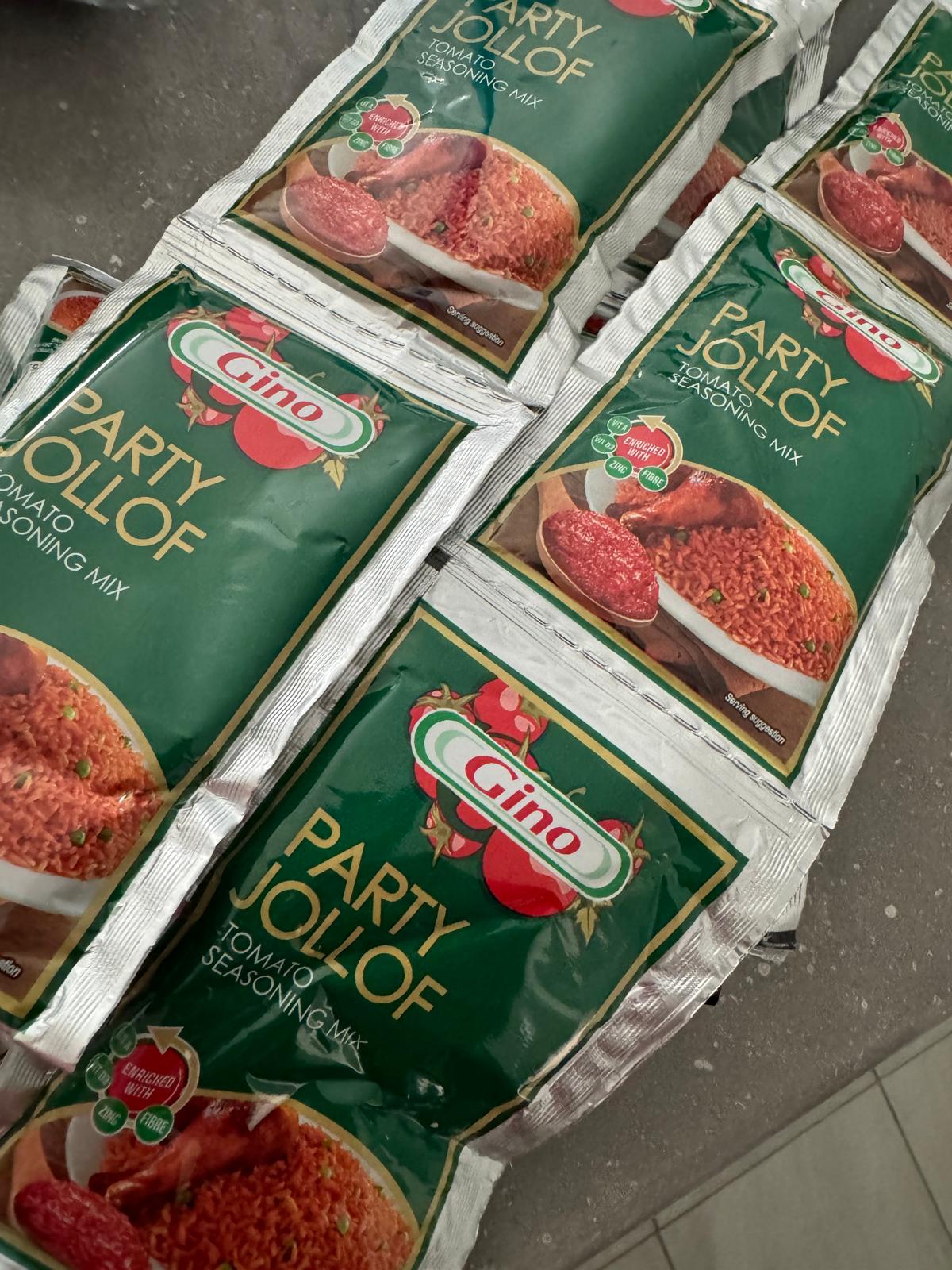 Gino Jollof Seasoning Sauce, 1 roll 5pcs