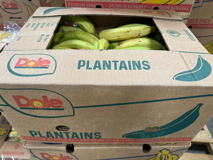 Plantains Box, 50lb, Organic