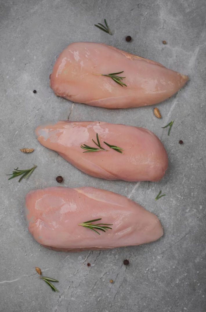 Soft Chicken Breast 5kg/11lbs Bag, Organic, Boneless, Skinless, Halal