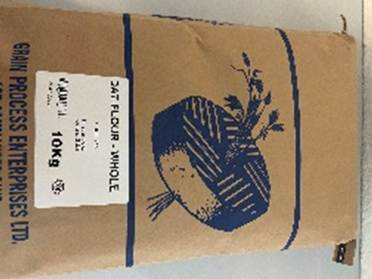 Organic oat whole-flour, 10kg (Gluten free)